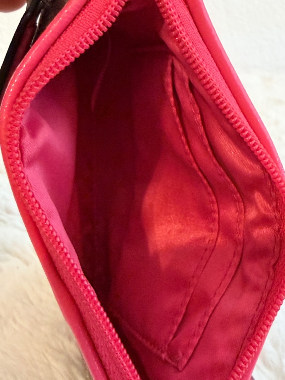 Coach Brown Signature Wristlet with Pink Stripe - Picture 9 of 12